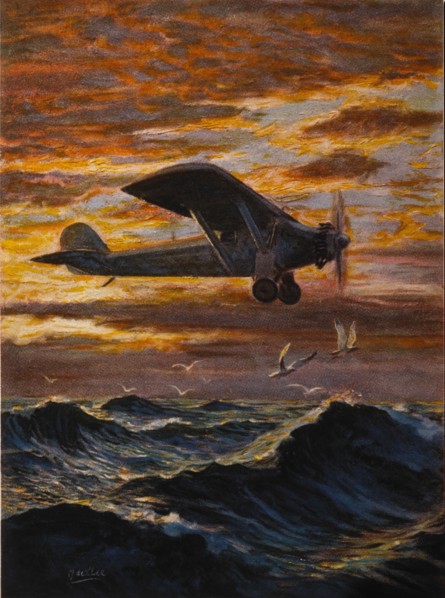 Charles Lindbergh's Solo Flight Across Atlantic, 1927