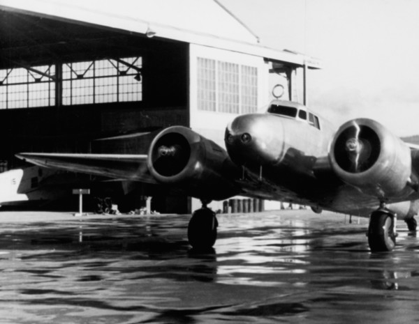 Amelia Earhart's Lockheed Electra Airplane, Honolulu Airport, Hawaii, March 20, 1937