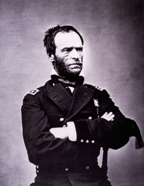 William Tecumseh Sherman (1820-1891), Union General During American Civil War, Portrait by Mathew Brady, 1865