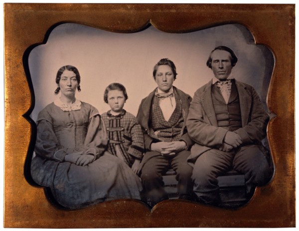 Family Portrait, Daguerreotype, circa 1850's