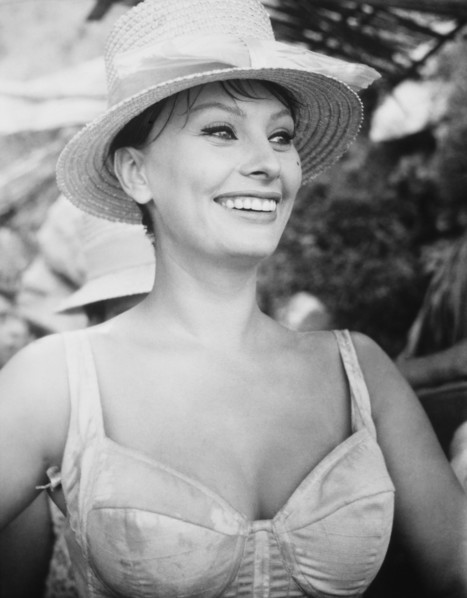 Sophia Loren, On-Set of the Film, "It Started in Naples", 1960