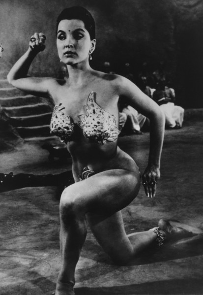 Debra Paget, On-Set of the Film, "Journey to the Lost City", 1960