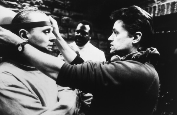 Jonathan Demme Directing Anthony Hopkins On-Set of the Film, "The Silence of the Lambs", 1991