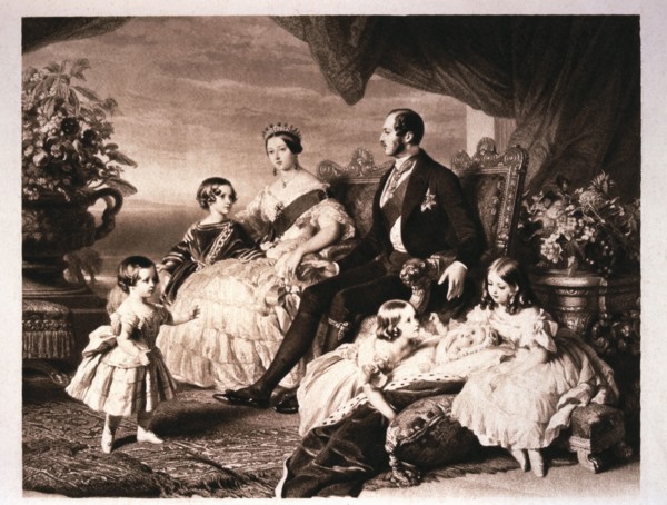 Queen Victoria with Prince Albert and Five of Their Children, 1846