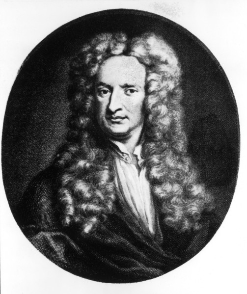 Sir Isaac Newton (1642-1727), English Mathematician and Physicist, Portrait