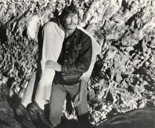 Charles Bronson on-set of the Film, "Cold Sweat", 1970