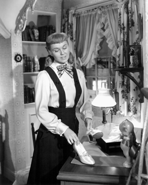 Doris Day on-set of the Film, On Moonlight Bay, 1951
