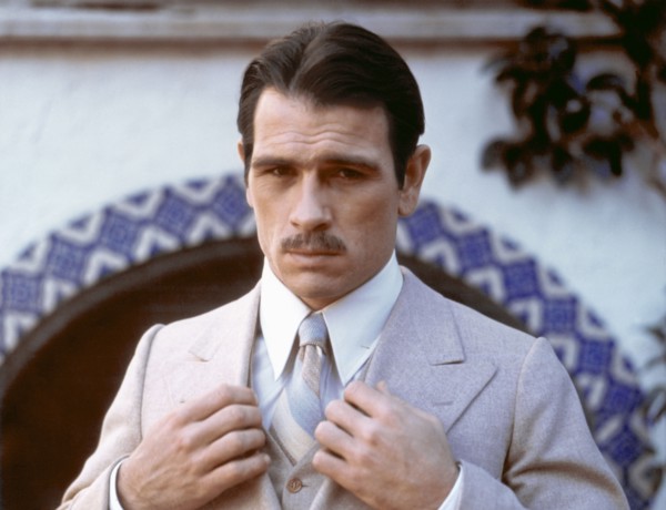 Tommy Lee Jones on-set of the TV Movie, The Amazing Howard Hughes, 1977