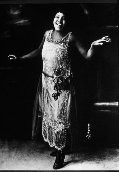 Bessie Smith (1894-1937) American Blues Singer, Portrait, circa 1925
