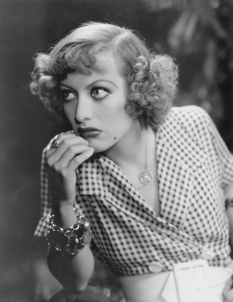 Joan Crawford, on-set of the Film, "Rain" Directed by Lewis Milestone, 1932