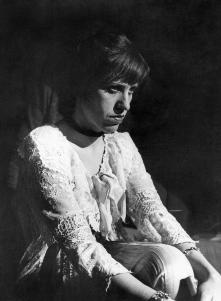 Lotte Lenya, on-set of the Film, "The Threepenny Opera (Die Dreigroschenoper)" Directed by  G. W. Pabst, 1931