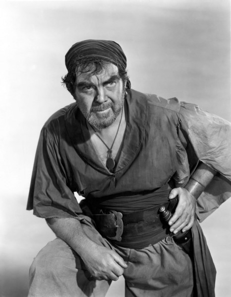 Thomas Mitchell, Portrait, on-set of the Film, "The Black Swan", 20th Century Fox, 1942