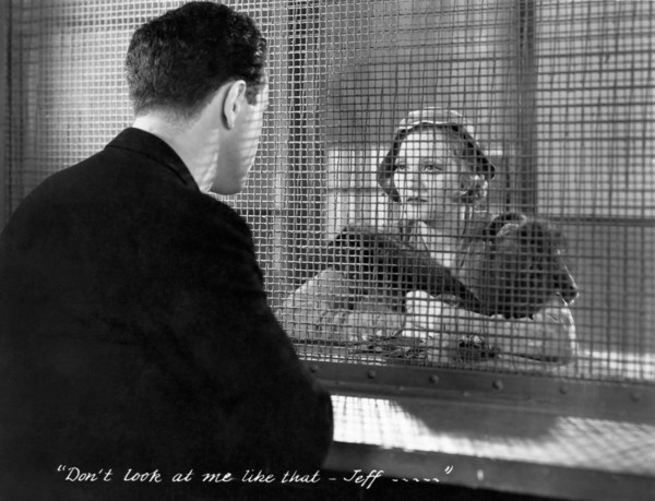 Harvey Stephens and Tallulah Bankhead, on-set of the Film, "The Cheat", 1931