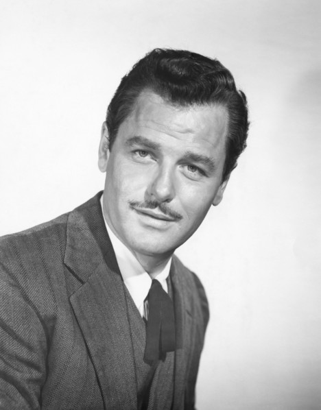 Gig Young, Portrait, on-set of the Film, "Lust for Gold", 1949