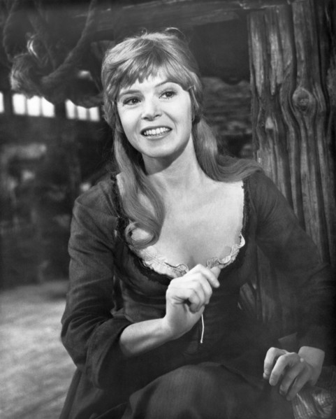 Shani Wallis, on-set of the Film, "Oliver!", 1968