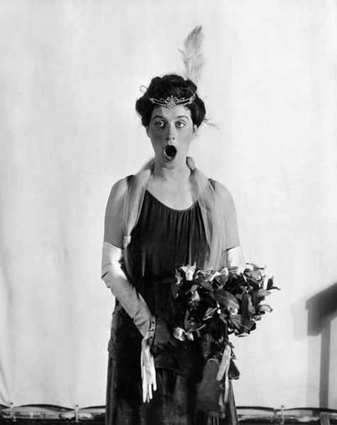 Beatrice Lillie, Stage and Film Actress, Humorous Publicity Portrait, circa 1929