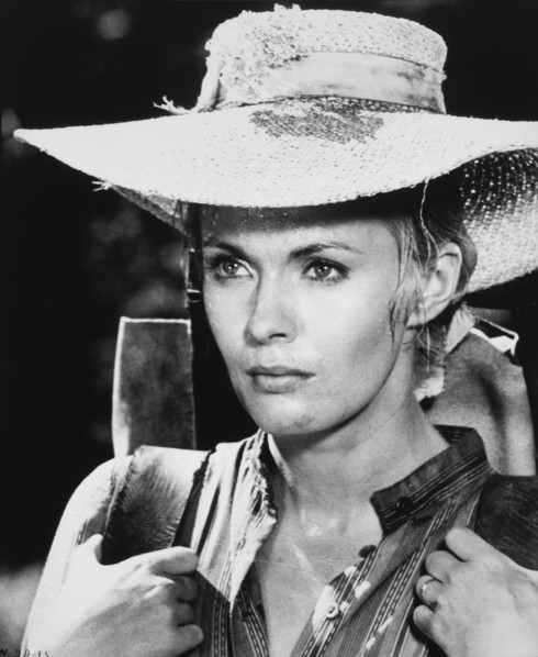 Jean Seberg, on-set of the Film, "Paint Your Wagon", 1969