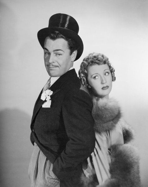 Brian Donlevy, Muriel Angelus, on-set of the Film, "The Great McGinty", 1940