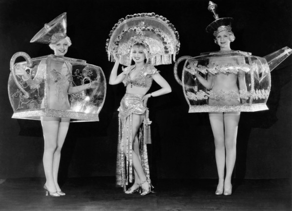Lona Andre (Center) and Showgirls in Teacup Costumes, Publicity Portrait for the Film, "International House", 1933