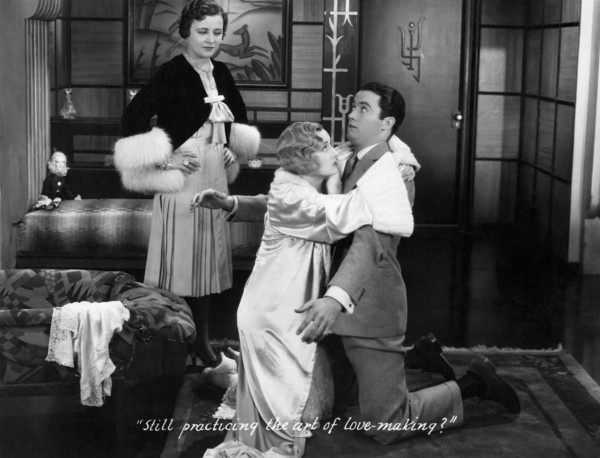 Kathryn Crawford, Carole Lombard, Charles 'Buddy' Rogers, on-set of the Film, "Safety in Numbers", 1930
