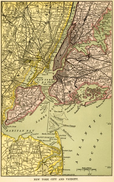 New York and Vicinity Map