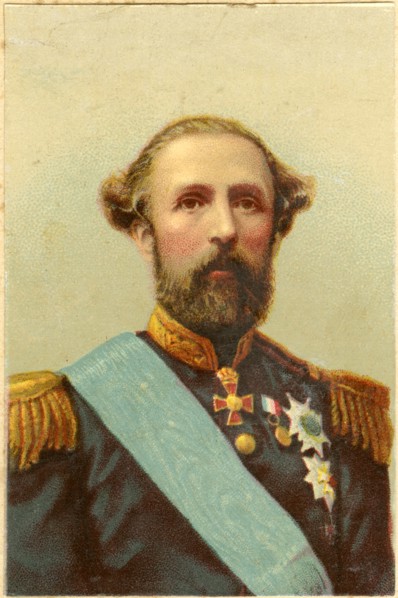 Oscar II (1829 –1907), King of Sweden (1872-1907), and King of Norway (1872-1905), Portrait, circa 1885
