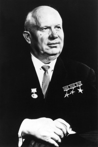 Nikita Khrushchev (1894-1971), Russian Politician, First Secretary of the Communist Party of the Soviet Union, Portrait, circa 1963