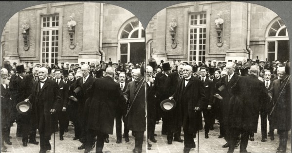 Signature du traité de Versailles, 28 juin 1919