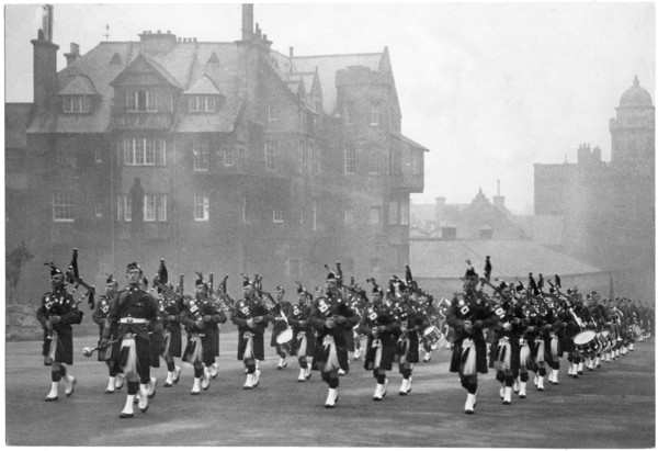 Gordon Highlanders, Castle Guard, Edinburgh, Scotland, United Kingdom, circa 1964