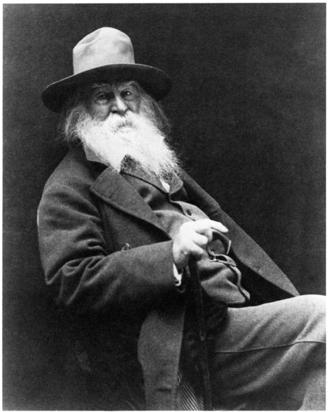 Walt Whitman (1819-92), American Poet, Portrait, circa 1887