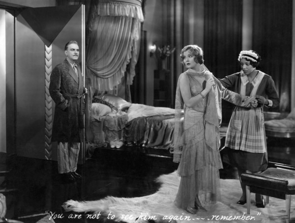 Frank Morgan, Nancy Carroll, Ollie Burgoyne, on-set of the Film, "Laughter", 1930