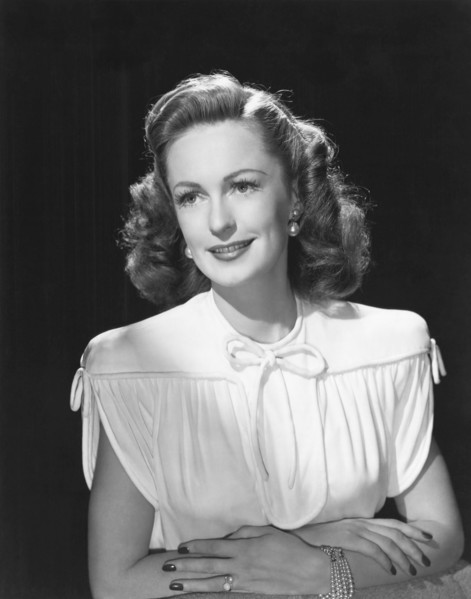 Geraldine Fitzgerald, Publicity Portrait, on-set of the Film, "Nobody Lives Forever", 1946
