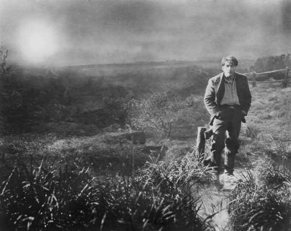 George O'Brien, on-set of the Silent Film "Sunrise", 1927