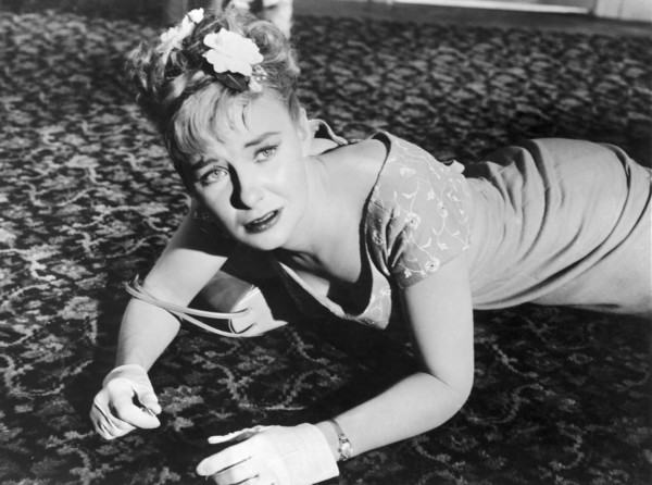Joanne Woodward, on-set of the Film "The Three Faces of Eve", 20th Century Fox, 1957