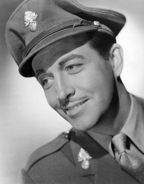 Robert Taylor, Publicity Portrait for the Film "Waterloo Bridge", 1940