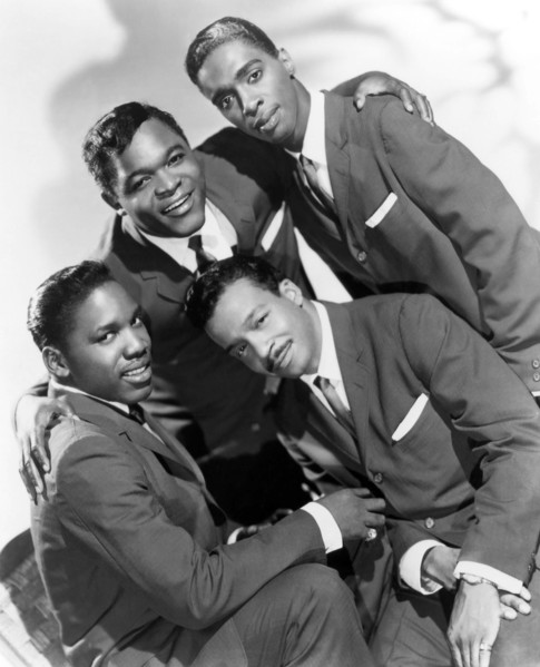 The Drifters, Clyde McPhatter, Gerhart Thrasher, Andrew Thrasher, Bill Pinkney, Publicity Portrait,  circa mid-1950's