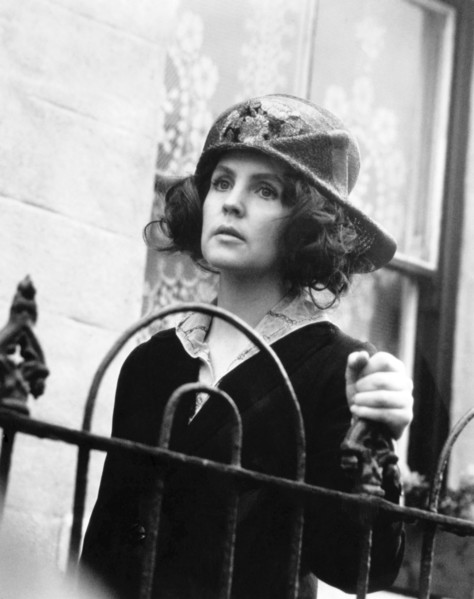 Pauline Collins, on-set of the TV Mini-series, Country Matters, Granada Television, 1974