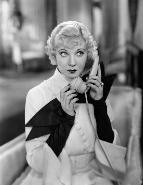 Una Merkel, on-set of the Film "Evelyn Prentice", 1934