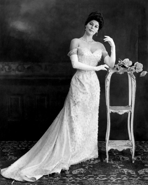 Ava Gardner, on-set of the Film "55 Days at Peking", 1963