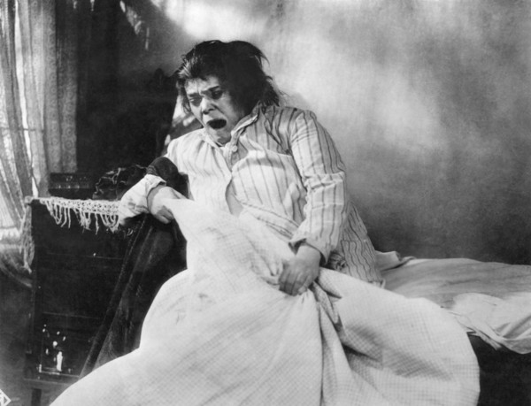 Rosa Valetti, on-set of the Silent Film "Herr Tartuff" (aka Tartuffe), 1926