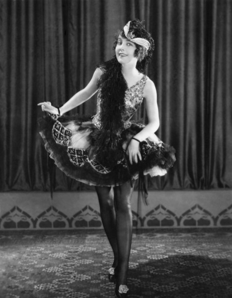 Betty Bronson, on-set of the Silent Film "Paradise", 1926