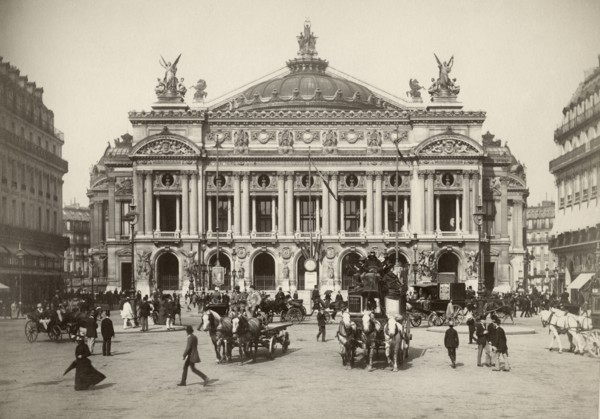 L’Opera, Académie Nationale de Musique, Paris, France, Albumen print, circa 1890
