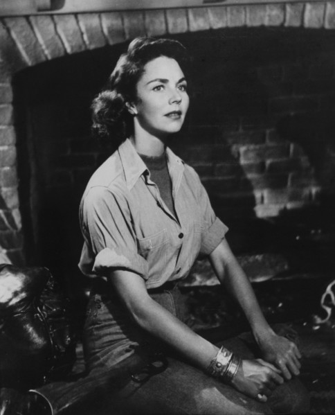 Jennifer Jones, on-set of the Film "Ruby Gentry", 1952