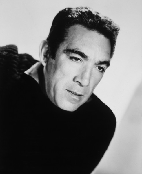 Anthony Quinn, Publicity Portrait from the Film "The Wild Party", 1956