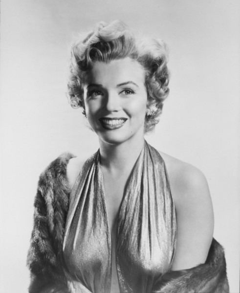 Actress Marilyn Monroe, Portrait, circa 1950's