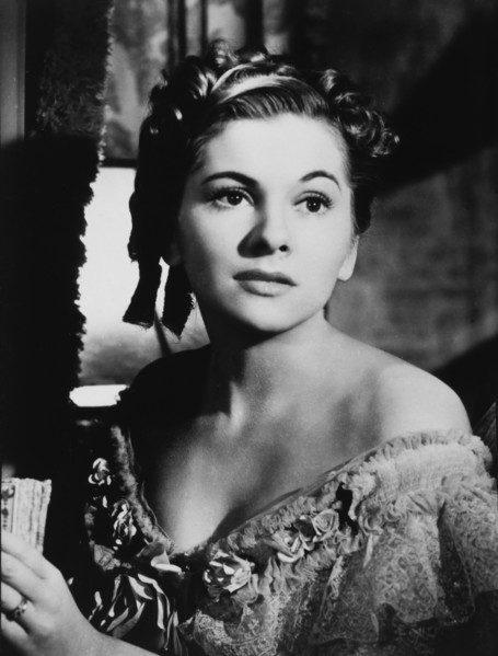 Joan Fontaine, on-set of the Film "Rebecca", 1940