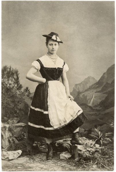 Italian Country Girl, Circa 1890
