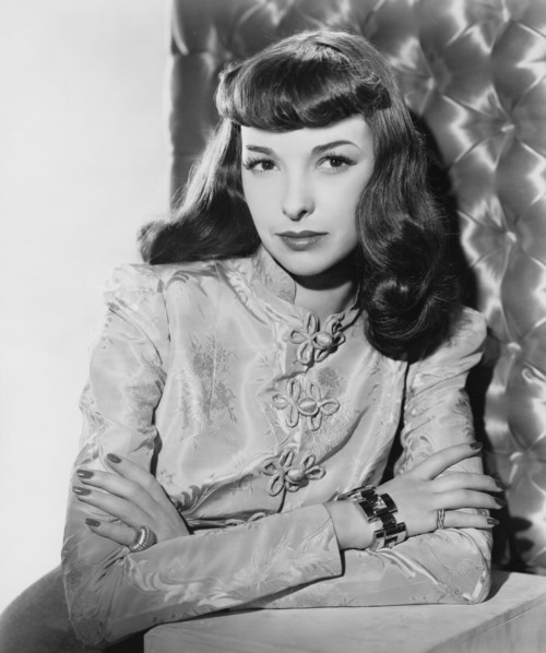 Frances Ramsden, on-set of the Film “The Sin of Harold Diddlebock", 1947