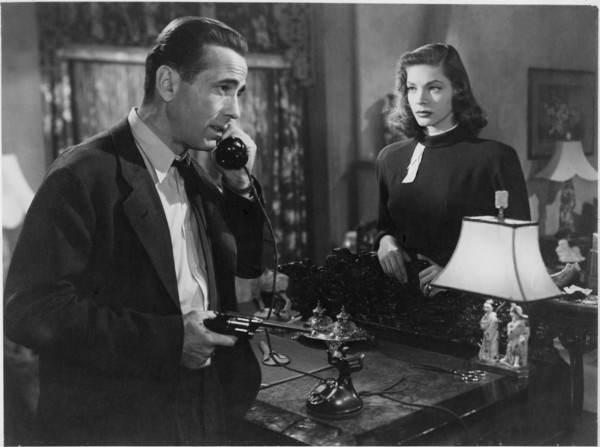 Humphrey Bogart, Lauren Bacall, on-set of the Film “The Big Sleep, 1946