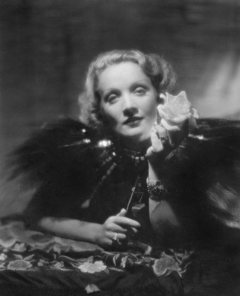 Marlene Dietrich, on-set of the Film, "The Scarlett Empress", Paramount Pictures, 1934